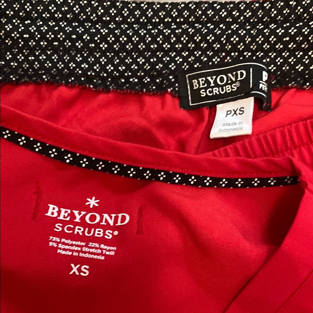 Beyond Scrubs Red Scrub Set - Picture 6 of 6